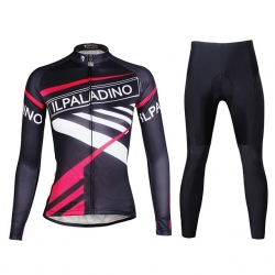 Black Stripes Bicycle Shirt Women Winter Lining Fleece Thermal Cheap Cycling Clothing