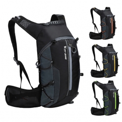 10 L Yellow Reflective Sports & Leisure Bag Nylon Black Cycling Backpack