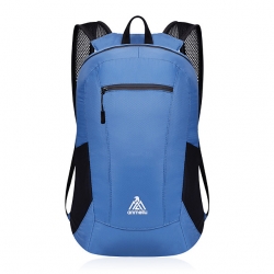Wear Resistance Nylon Black Hiking Backpack Blue Packable 15 L Lightweight Packable Backpack