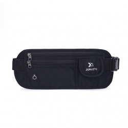 Fuchsia Breathable Hiking Waist Bag Lightweight Nylon Black Hiking Packs