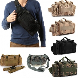 8 L Army Green Wear Resistance Military Tactical Backpack Multi Functional Nylon Black Hiking Waist Bag