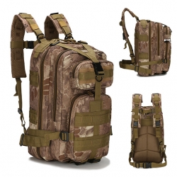 Multi Functional 600D Oxford ACU Color Rucksack CP Color Wear Resistance 30 L Military Tactical Backpack