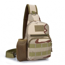 8 L Digital Desert Wear Resistance Military Tactical Backpack Multi Functional Poly / Cotton Three Sand Color Commuter Backpacks