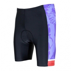 High Elasticity Black Blue Relaxed Cycling Pants & Tights Men Padded Shorts