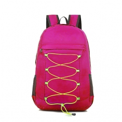 Wear Resistance Nylon Black Hiking Backpack Fuchsia Packable 20-35 L Lightweight Packable Backpack