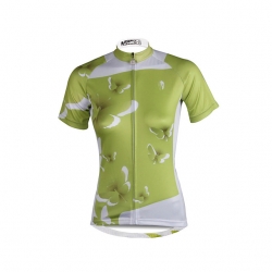 Stretchy Women Short Sleeve Cycling Outfits Biking Shirt