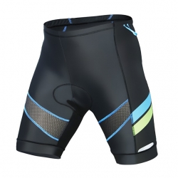 Micro Elastic Black Cycling Pants & Tights Men Padded Shorts