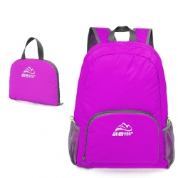 Foldable Nylon Fuchsia Hiking Backpack Dark Navy Wear Resistance 20 L Lightweight Packable Backpack
