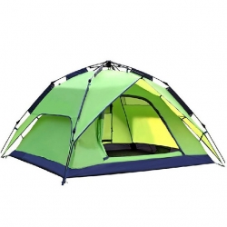 Three person UV Resistant Automatic Tent Windproof Military Green Rainproof Tent