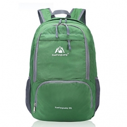 20 L Red Packable Lightweight Packable Backpack Wear Resistance Nylon Black Hiking Backpack