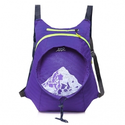 20 L Black Wear Resistance Lightweight Packable Backpack Lightweight Nylon Violet Hiking Backpack
