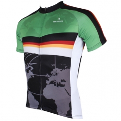 Stretchy Black Road Cycling Clothing Short Sleeve Men Bike Jersey Sale