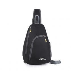 Wear Resistance Nylon Black Hiking Backpack Fuchsia High Capacity 20 L Hiking Sling Backpack