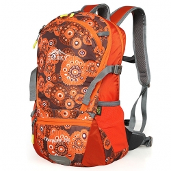 Breathable Fuchsia Bag For Trekking Orange Wear Resistance 20 L Hiking Backpack