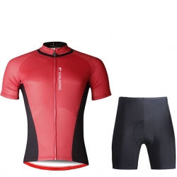 Black Solid Color Pro Team Cycling Kits Men Cycling Wear with Shorts