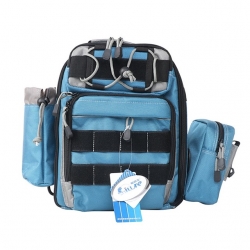 Comfortable Oxford Blue Hiking Bag Wear Resistance 12 L Shoulder Messenger Bag