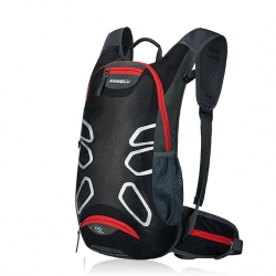 Nylon Black Cycling Bags Yellow Waterproof 12 L Bike Backpack