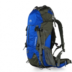 Wear Resistance Nylon Black Hiking Bag Red High Capacity 40 L Rucksack