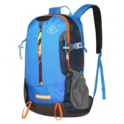 40 L Green Breathable Hiking Backpack Black Backpacking Bag