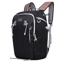35 L Blue Wear Resistance Hiking Backpack Professional Black Camping Backpack
