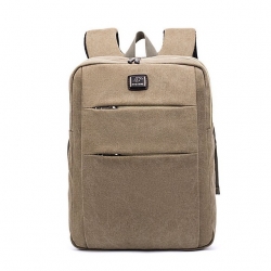 Breathable Oxford Grey Backpacking Packs Khaki Wear Resistance 20 L Hiking Backpack