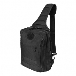Rain Waterproof Oxford Cloth Black Hiking Bag Wearable 7 L Hiking Sling Backpack