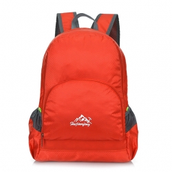 20 L Black Packable Lightweight Packable Backpack Wear Resistance Oxford Cloth Violet Hiking Backpack