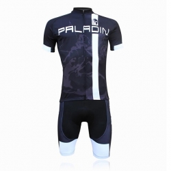 Quick Dry Black Nature & Landscapes Cycling Team Kits Men Mtb Jersey with Shorts