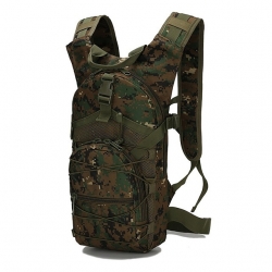 15 L Black Wear Resistance Military Tactical Backpack Rain Waterproof Oxford Mineral Green Hiking Backpack