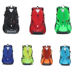 Waterproof Zipper Nylon Black Sports & Leisure Bag Orange Comfortable 40 L Rucksack