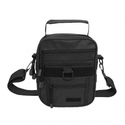 10 L Wearable Hiking Sling Backpack Rain Waterproof Oxford Cloth Black Hiking Bag