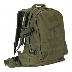 Quick Dry Oxford Black Hiking Backpack Army Green Wear Resistance 55 L Military Tactical Backpack