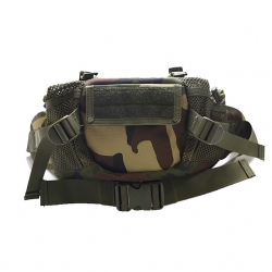 Quick Dry Nylon Black Hiking Waist Bag Army Green Wear Resistance 7 L Military Tactical Backpack