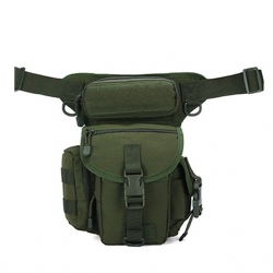 10 L Camouflage Rain Waterproof Hiking Waist Bag Lightweight Oxford Cloth Army Green Hiking Sling Backpack