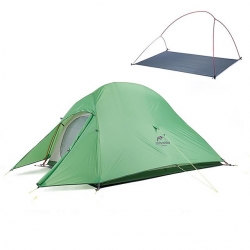 2 person Green Foldable Camping Tent Warm Orange Winter Tent
