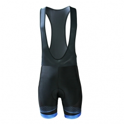 UV Resistant Anatomic Design Black Form Fit Padded Cycling Pants Women Bib Shorts
