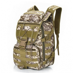 40 L Camouflage Anti-Slip Backpacking Rucksack Wearable Oxford Cloth Dark Grey Hiking Backpack